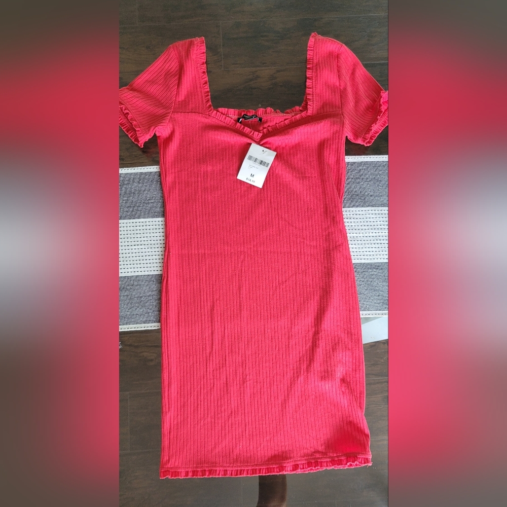 Red Knit Dress